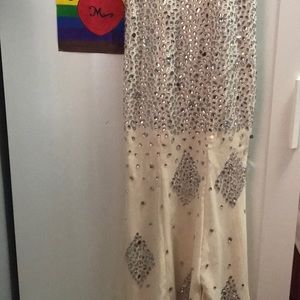 Rhinestone beaded dress